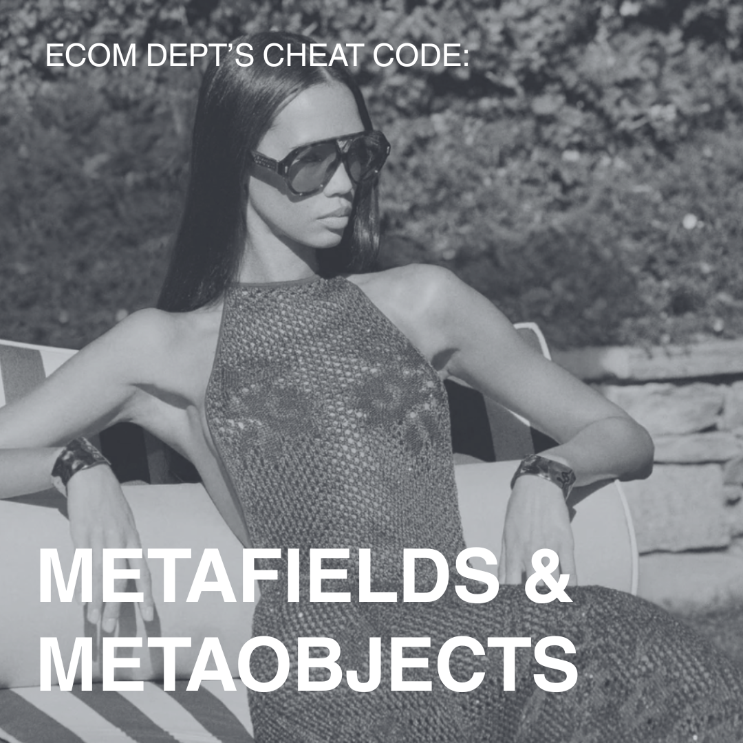The Shopify Cheat Code We're Reusing: Metaobjects & Metafields