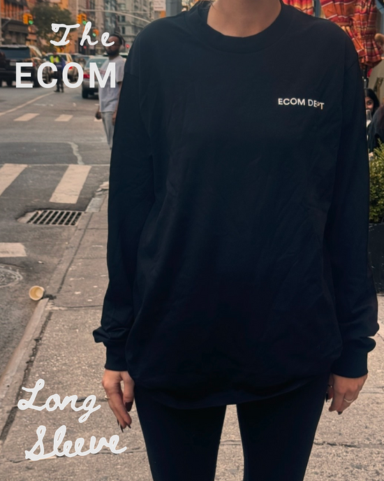 Long Sleeve Black Tee